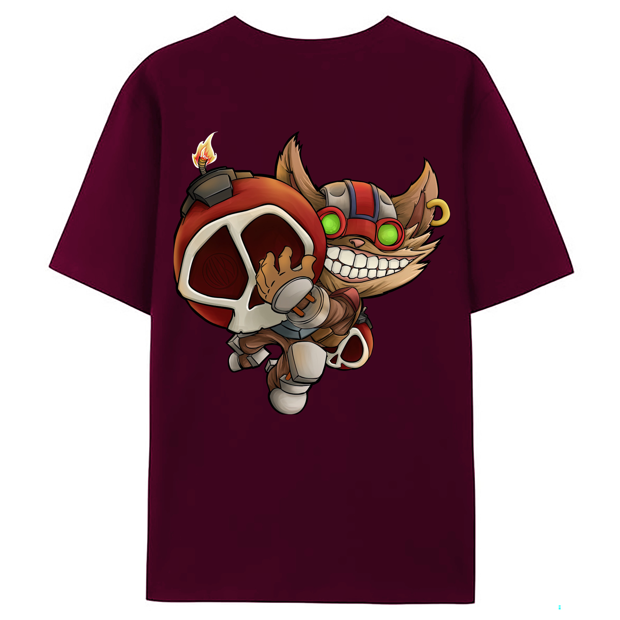 （画像用） リーグ・オブ・レジェンド League of Legends LOL レディース半袖Tシャツ(バックプリント)